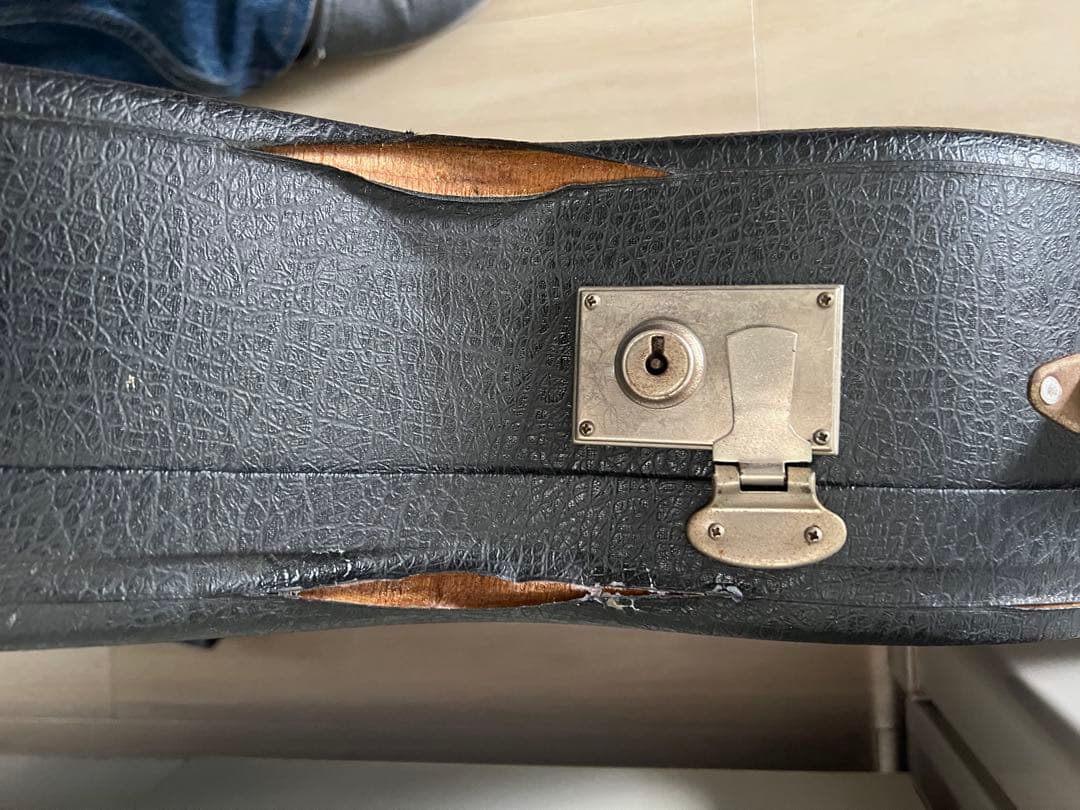 グレッチ　レスポールタイプ　ピグスビー付きエレキギター