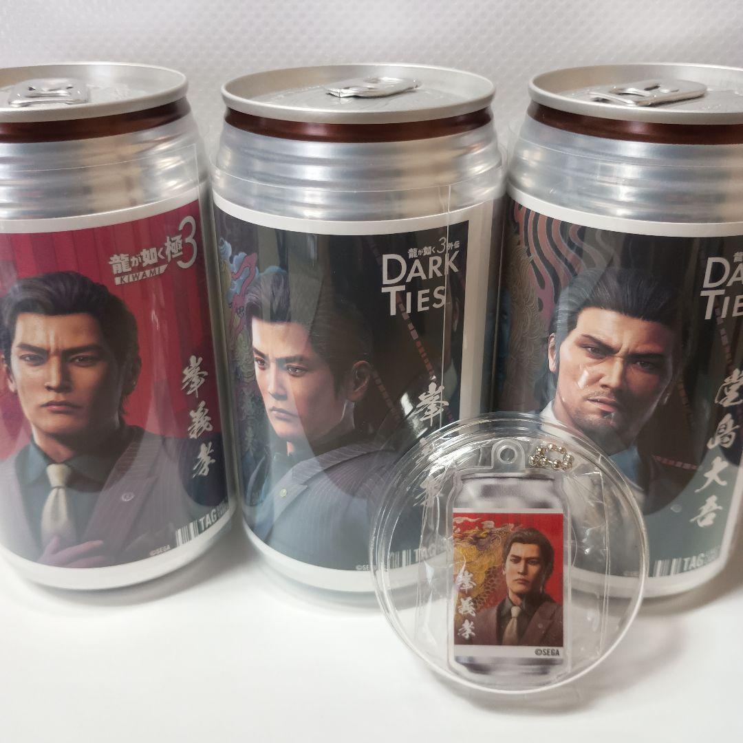 龍が如く サントリーコラボ缶のステッカー アクキー付き - メルカリ