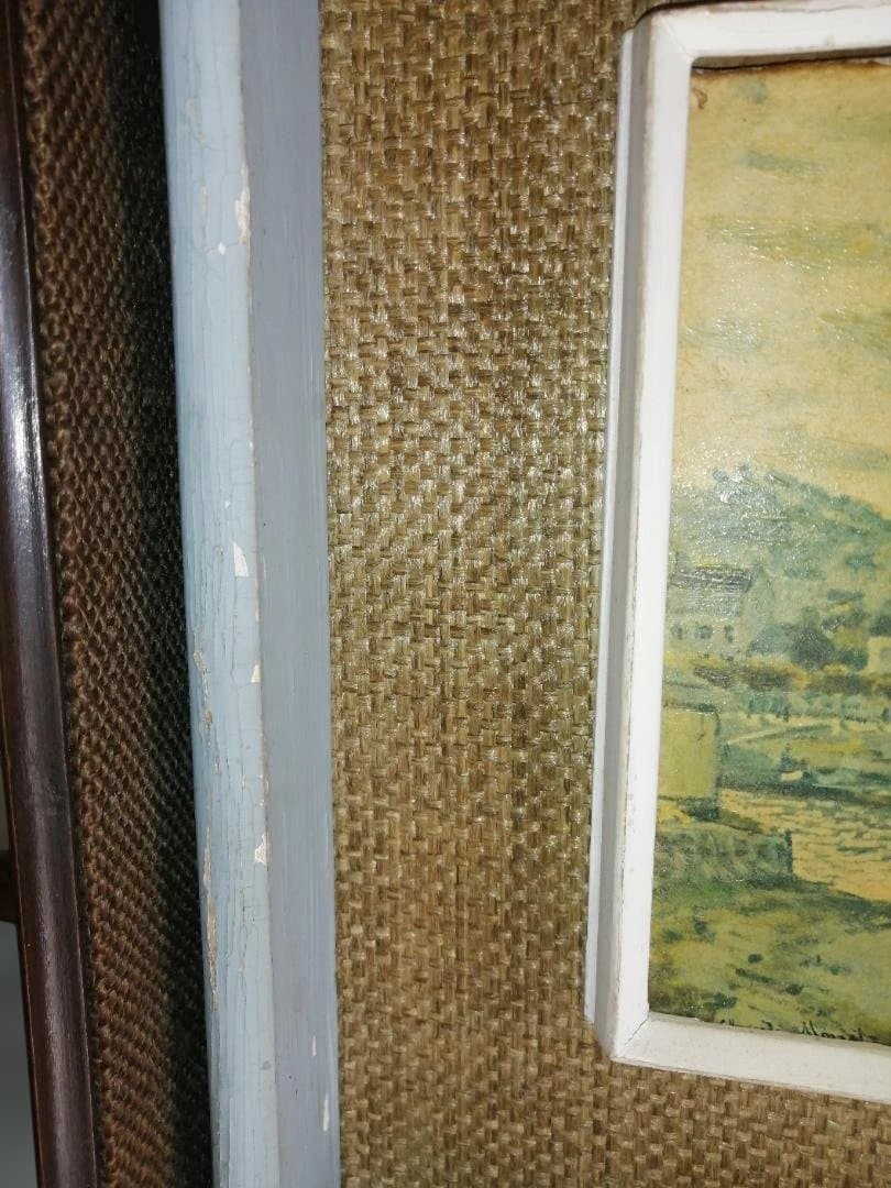 守家勤 奥入瀬 油彩画 木製フレーム付き サインあり - メルカリ 守家勤