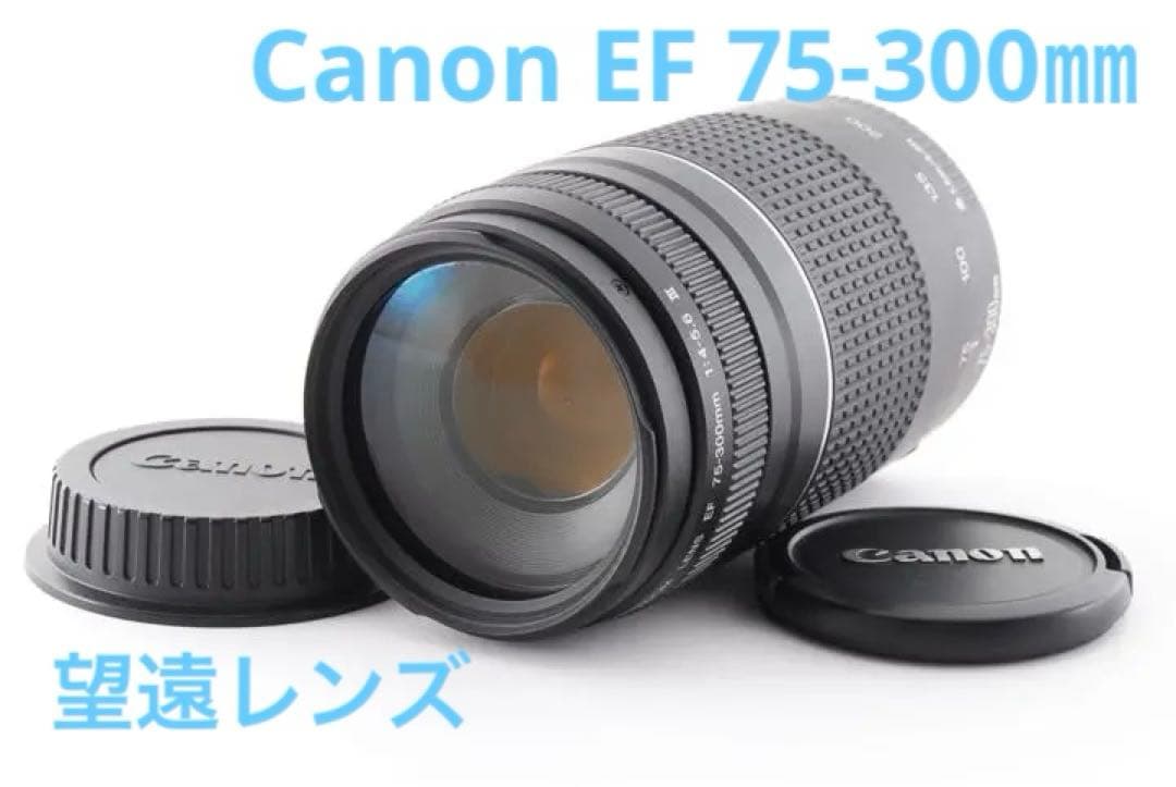 望遠レンズ　キャノン　CANON EF 75-300mm Amazon.co.jp: キャノンEF 75-300mm f/4-5.6 III 望遠ズームレンズ