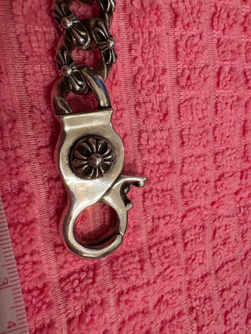 クロムタイプ シルバーブレスレット 22.5cmくらいです SV925 120g