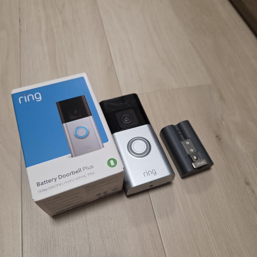 ring Battery Doorbell Plus 本体とバッテリーパック Battery Doorbell Plus (Video Doorbell) | Wireless Doorbell Camera