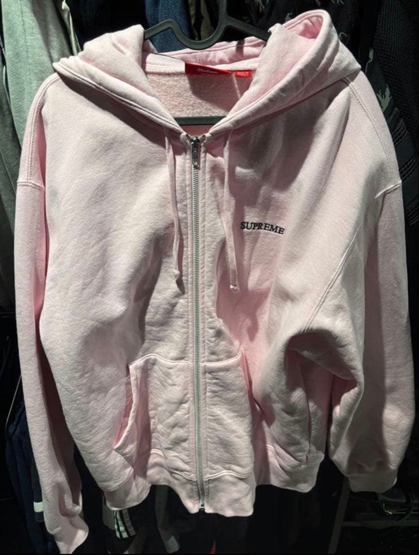 トップス Supreme IDGAF Zip Hoodie \"Light Pink\" Supreme】IDGAF Zip Up Hooded Sweatshirt☆Light Pink☆25FW (Supreme