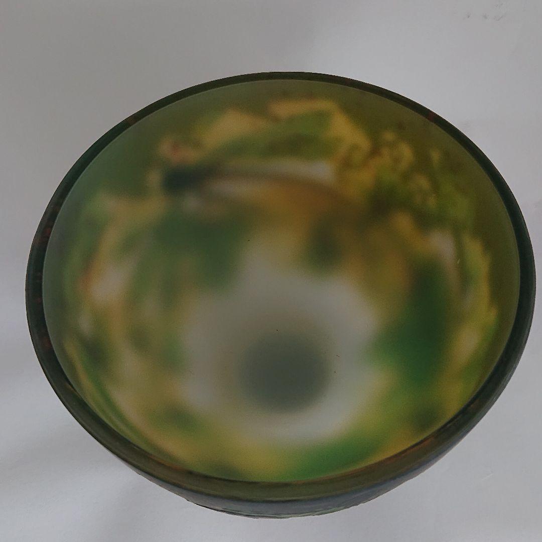 エミール・ガレ（Emile Galle）茶碗 - 勝ち虫 トンボ柄 - メルカリ