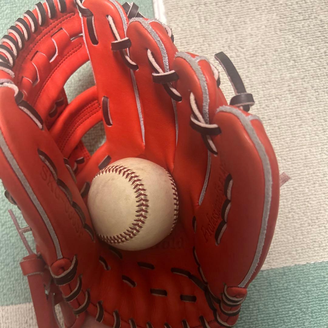 ハイゴールド 硬式グラブ 展示会限定 湯もみ型付け済 最終値下げ中