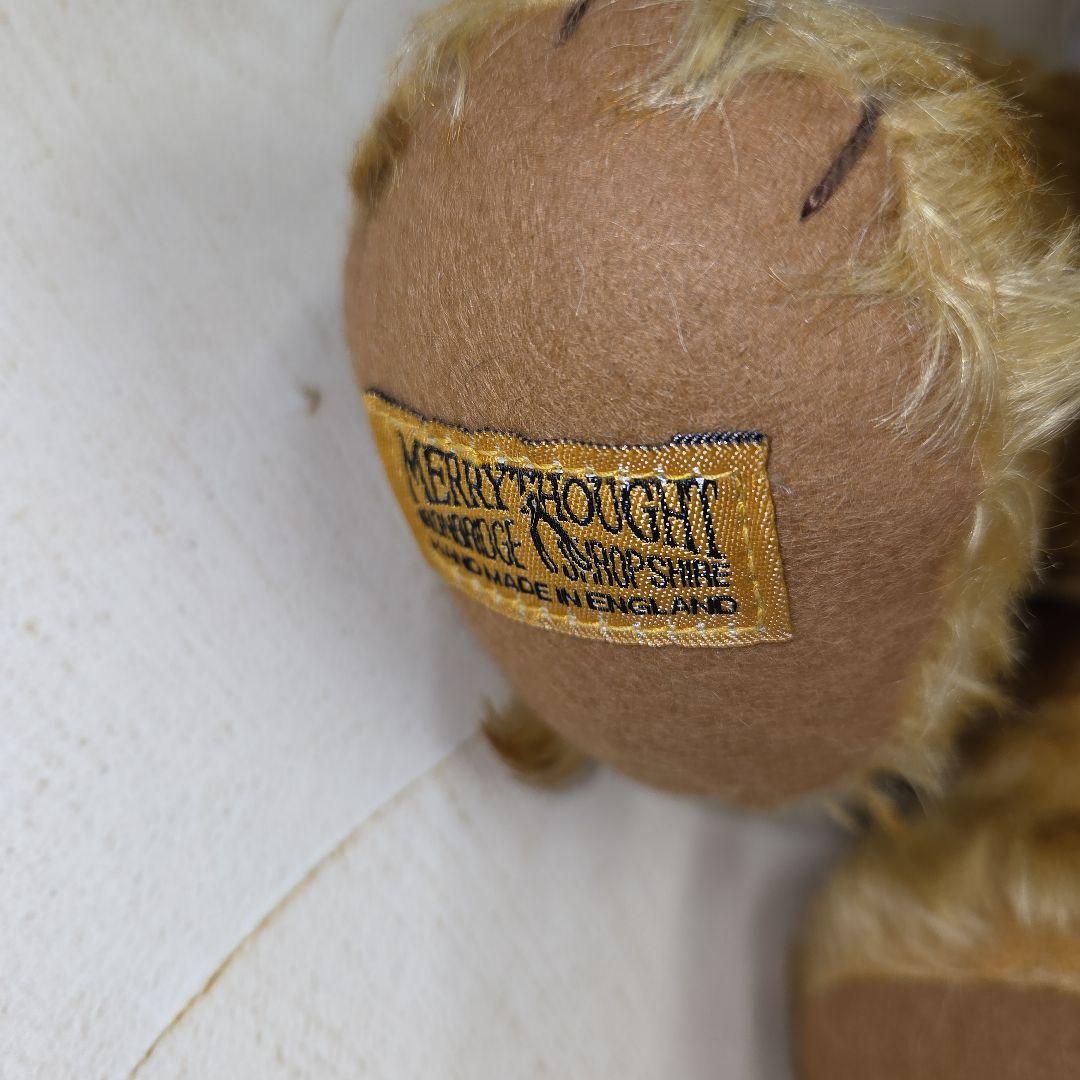 希少　Merry Thought 猫耳ハット付きベアーぬいぐるみ