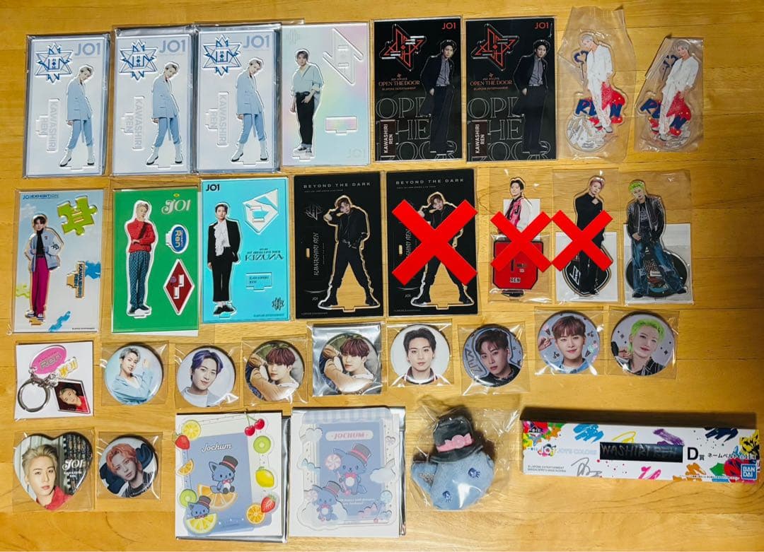 JO1 アクリルスタンド 缶バッジ グッズ まとめ売り 川尻蓮