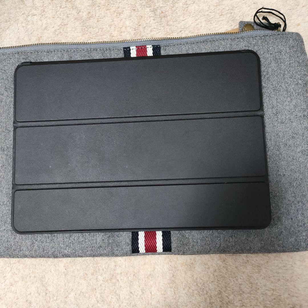 コンランショップ グレー ストライプ クラッチバッグ約34cm - メルカリ