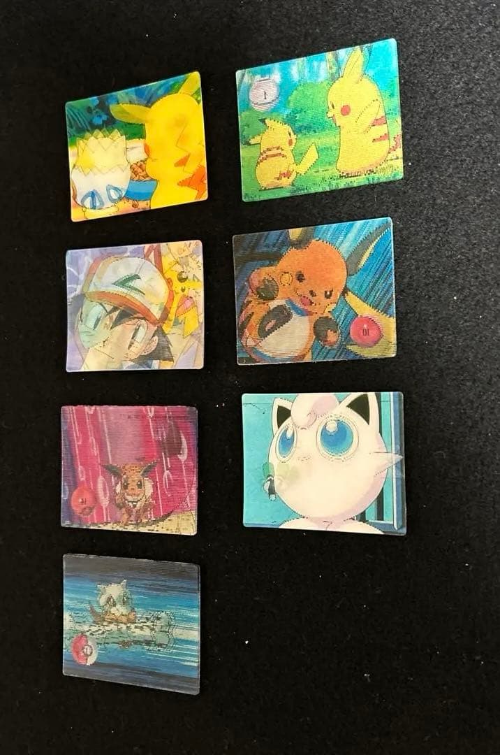 明治　ポケモン　スーパーチェンジ3Dカード 7枚