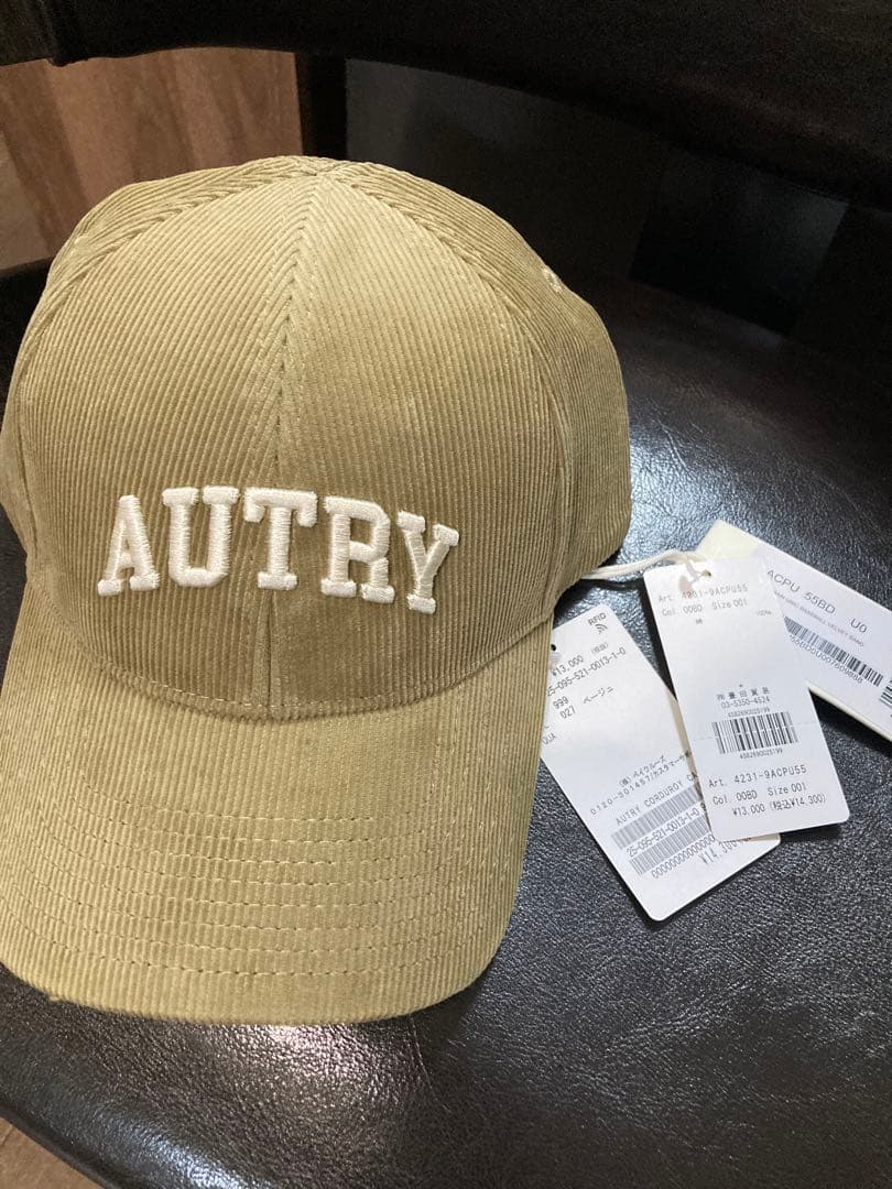新品・未使用】【AUTRY/オートリー】 CORDUROY CAP ベージュ - メルカリ