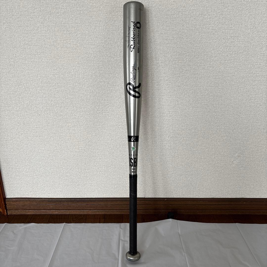 Rawlings Rubberized バット S.B.軟式 Rawlings Rubberized 軟式バット 黒