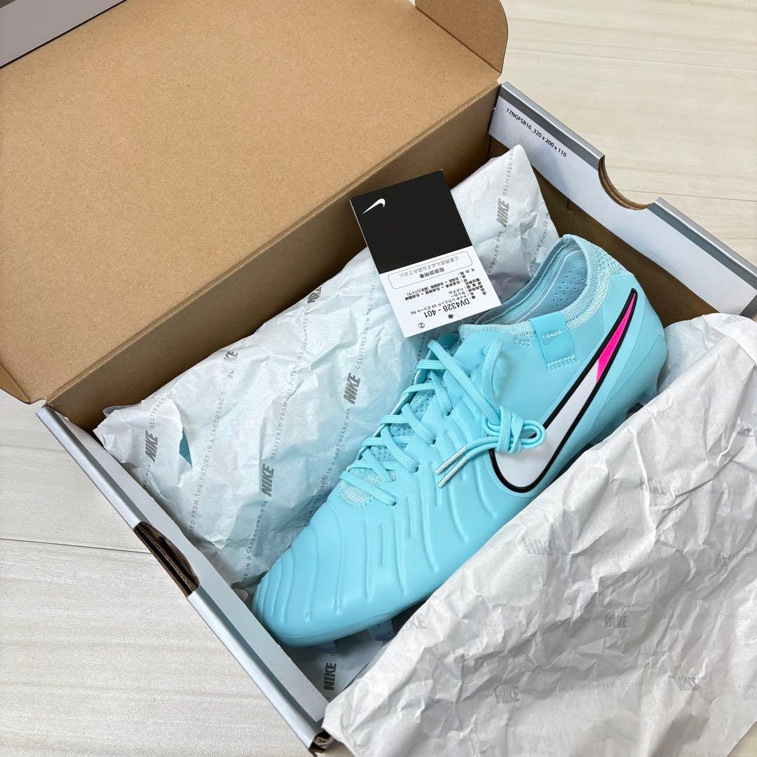 NIKE ナイキ ティエンポレジェンド10 エリート FG 28.0cm 水色