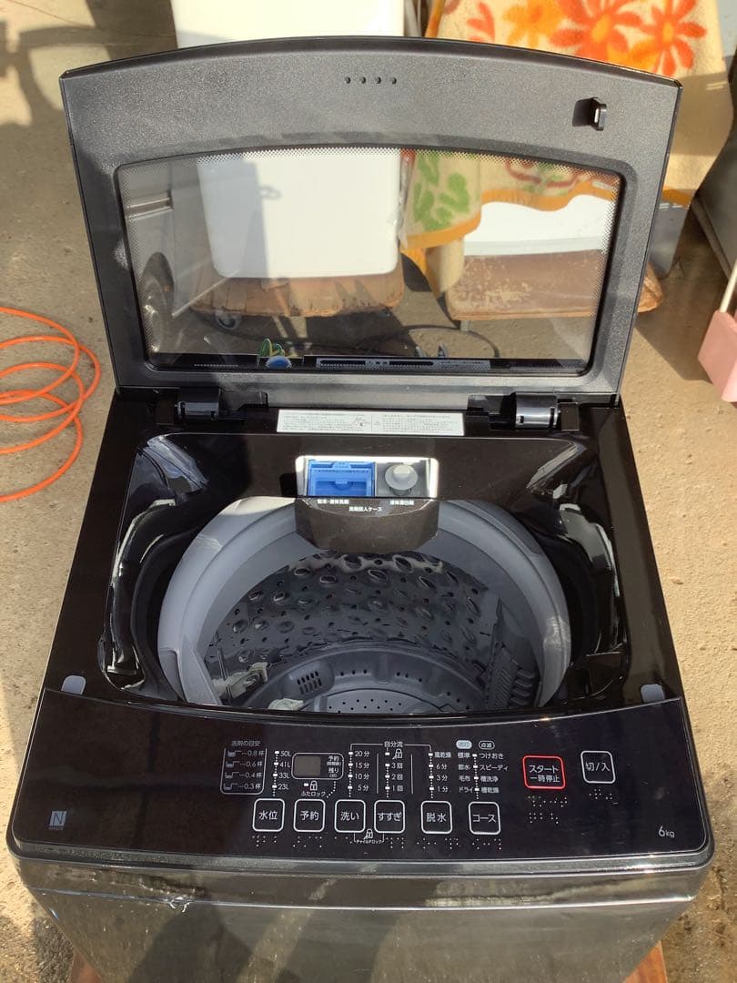 【大好評】2023年製 ニトリ 洗濯機 NTR60BKN 6.0kg
