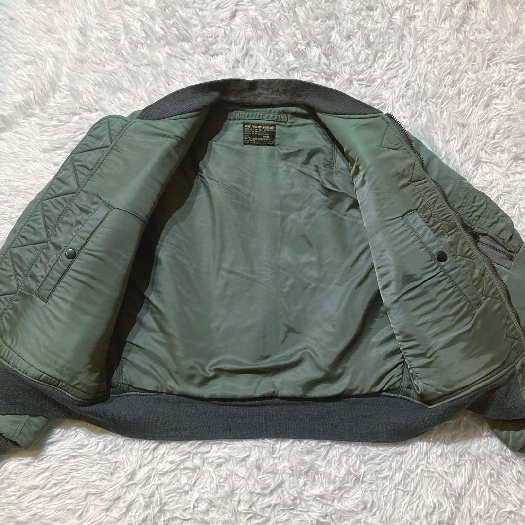 希少 M品番】バズリクソンズ MA-1 L セージグリーン M13521 - メルカリ