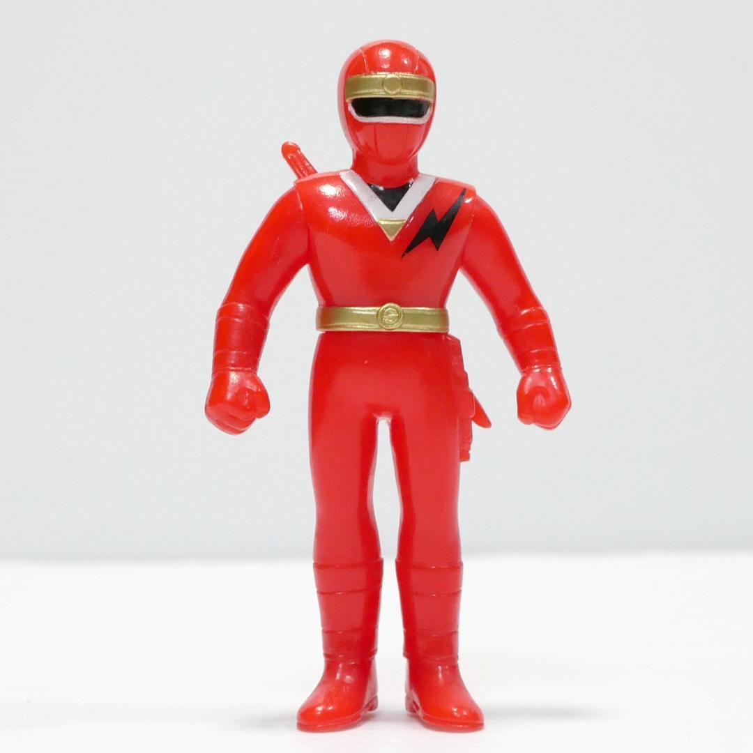 忍者戦隊カクレンジャー」ニンジャレッド ソフビフィギュア（食玩