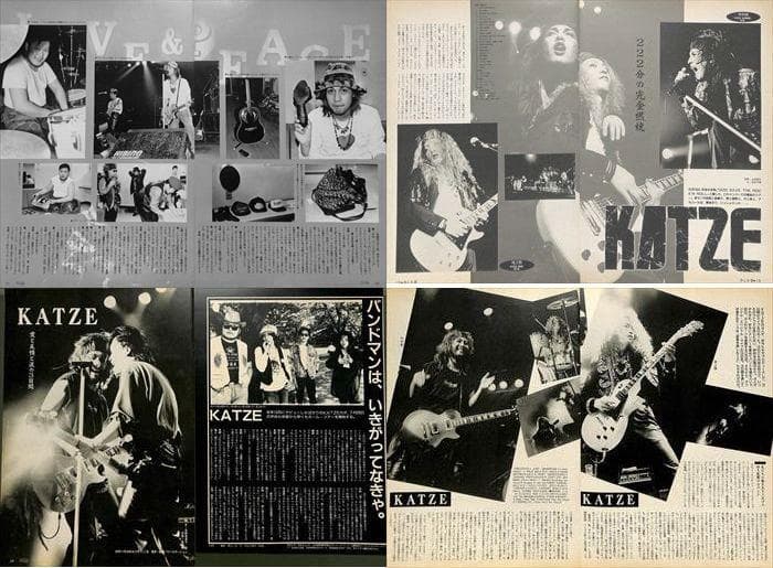 KATZE カッツェ 雑誌 切り抜き 224P ◆貴重！デビュー～解散