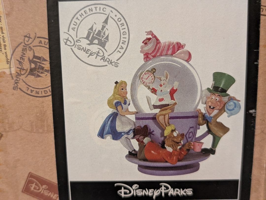 ディズニー ランド Paris 不思議の国のアリス スノードーム