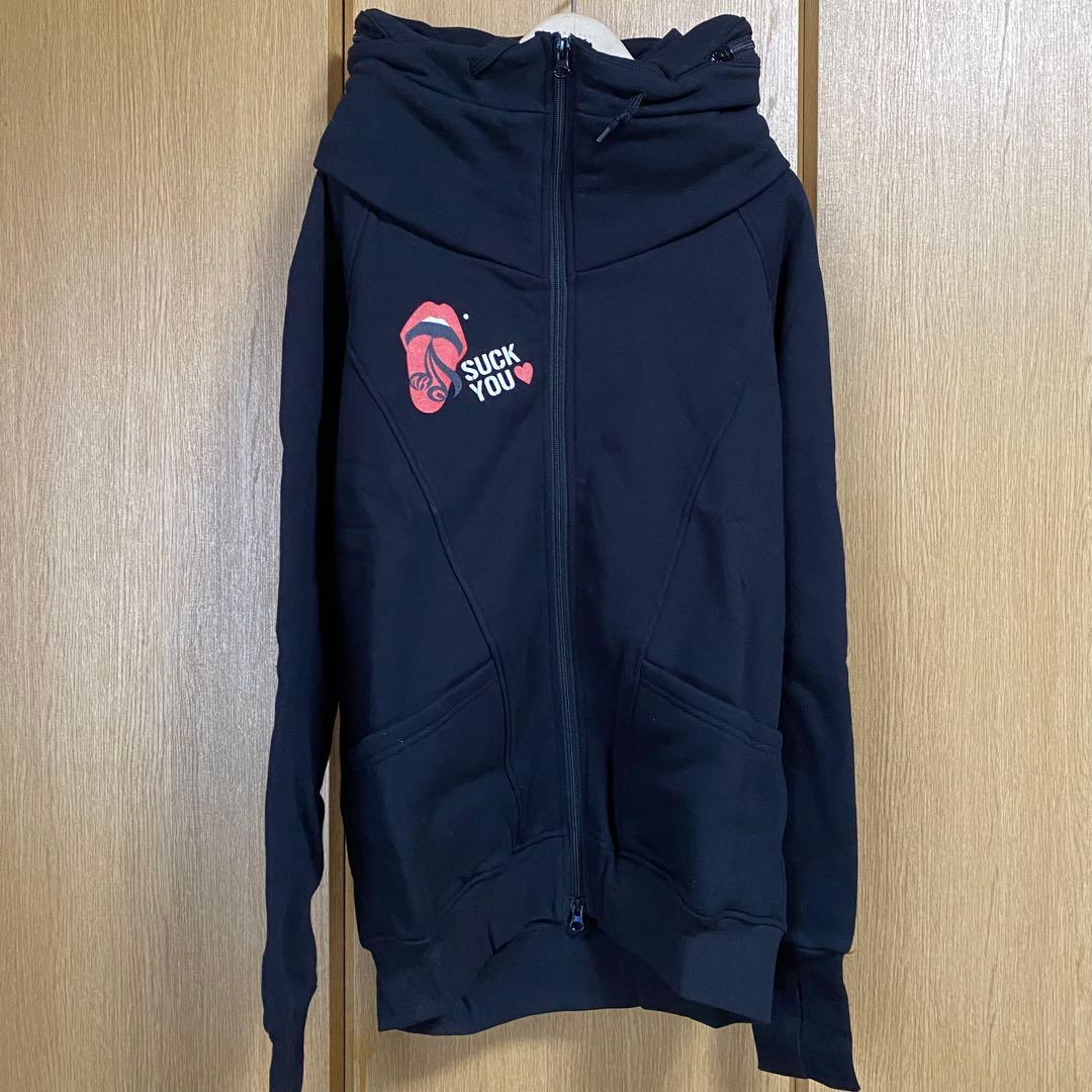 Acid Black Cherry ボリュームネック パーカー ブラック