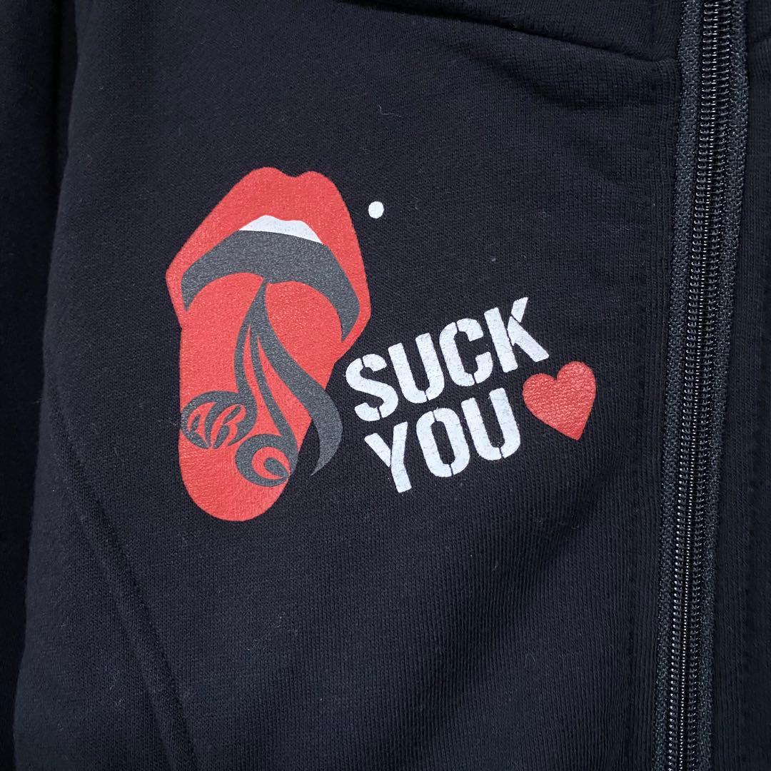 Acid Black Cherry ボリュームネック パーカー ブラック