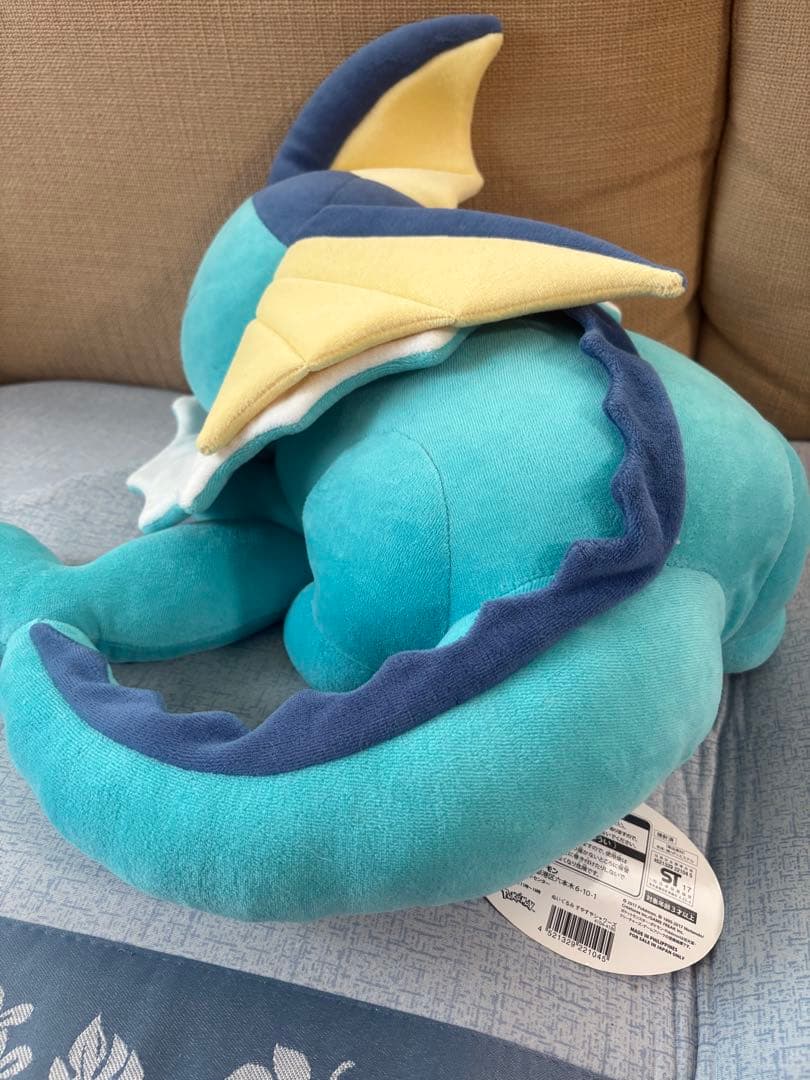 すやすやシャワーズ　ぬいぐるみ　ポケモン　ポケモンセンター　タグ付き