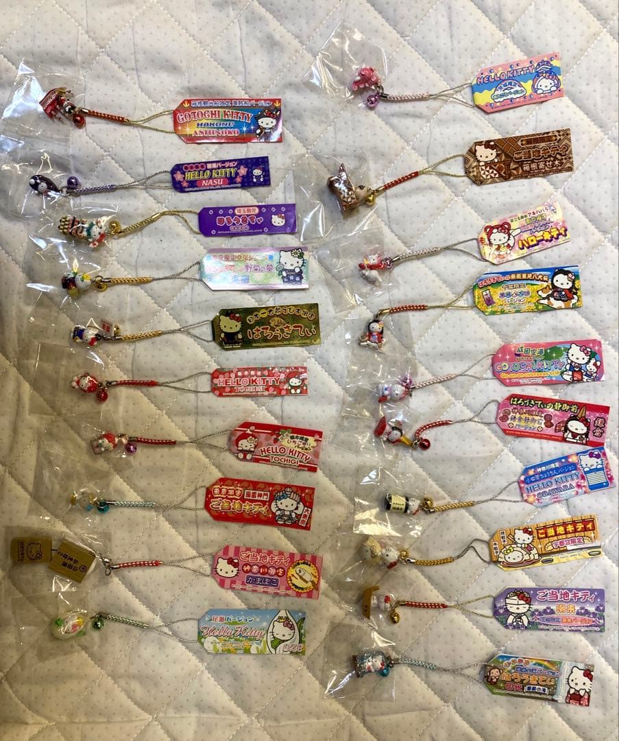 ハローキティ　ご当地　根付け　ストラップ ⭐︎２４５個⭐︎まとめ売り