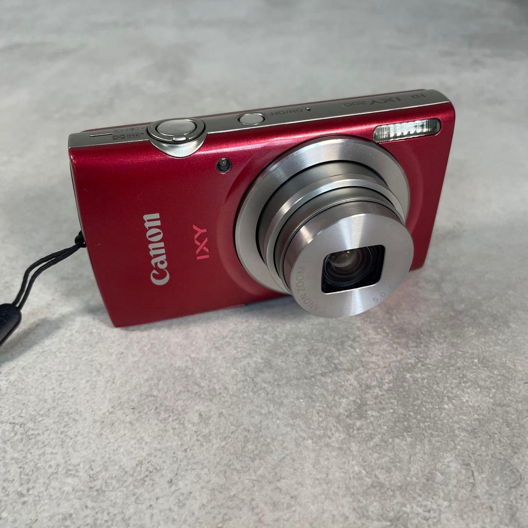 ✨極美品✨ Canon IXY 200 レッド オールド コンデジ 充電器セット
