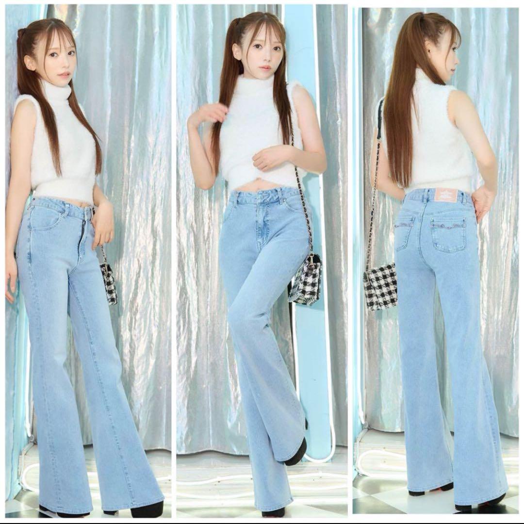 美脚フレアデニム ミシェルマカロン - メルカリ