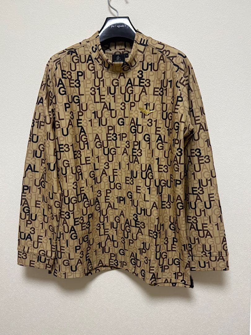 新品1PIU1UGUALE3 GOLF24AW裏フリースモックネックカットソーⅥ 1PIU1UGUALE3 RELAX ウノピゥウノウグァーレトレ カモ柄モックネックT