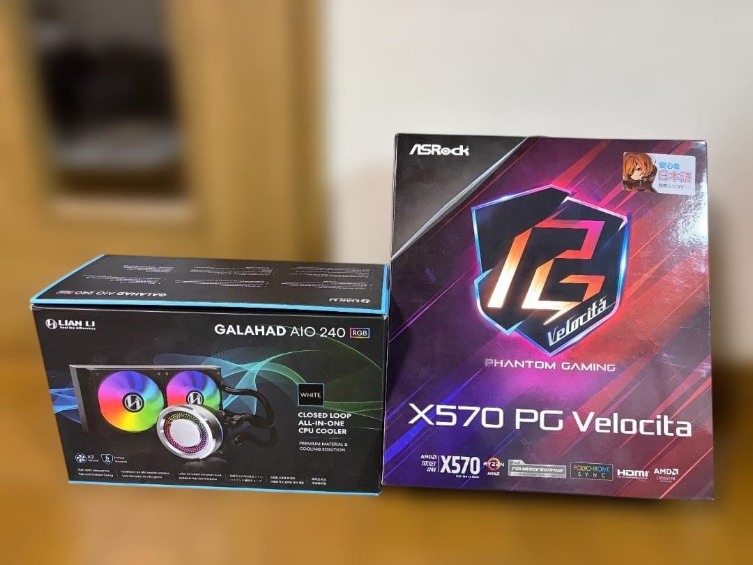 ASRock X570 PG Velocita (LIANLIクーラー付属) ASRock X570 PG Velocita AM4(LIANLIクーラー付) - メルカリ