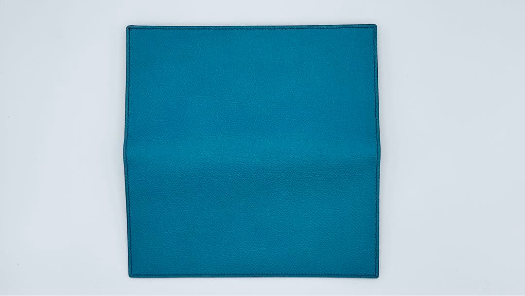 博庵 HIROAN レザー 長財布 青 - メルカリ