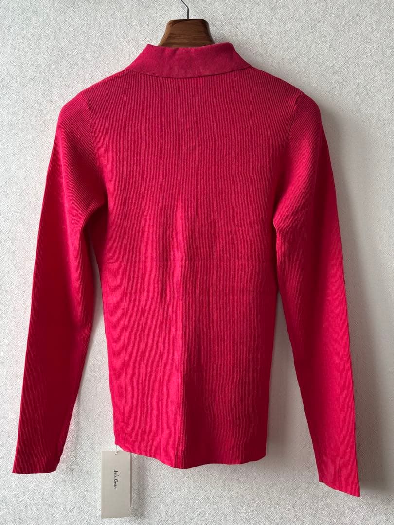 2点おまとめ《新品タグ付き》ミラオーウェン シアーポロリブニットプルオーバー