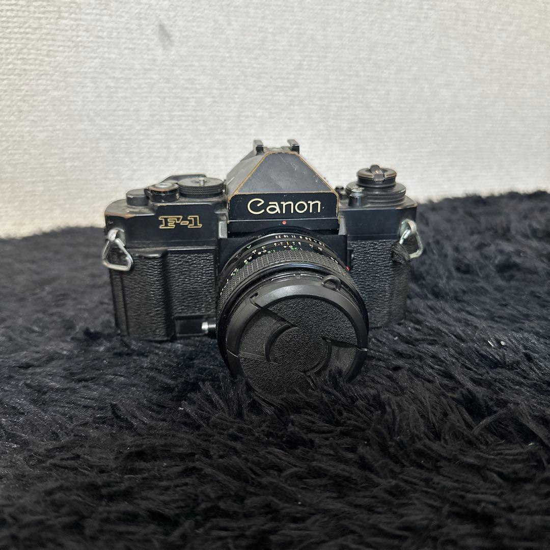 CANON F-1 フィルム一眼カメラ レンズ付き 日本製 ビンテージ 後期 Yahoo!オークション -「canon f-1 後期」の落札相場・落札価格
