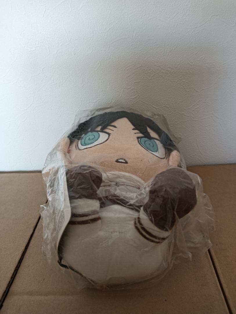 【新品未開封】進撃の巨人 ちみキャラぬいぐるみ お掃除 エレン