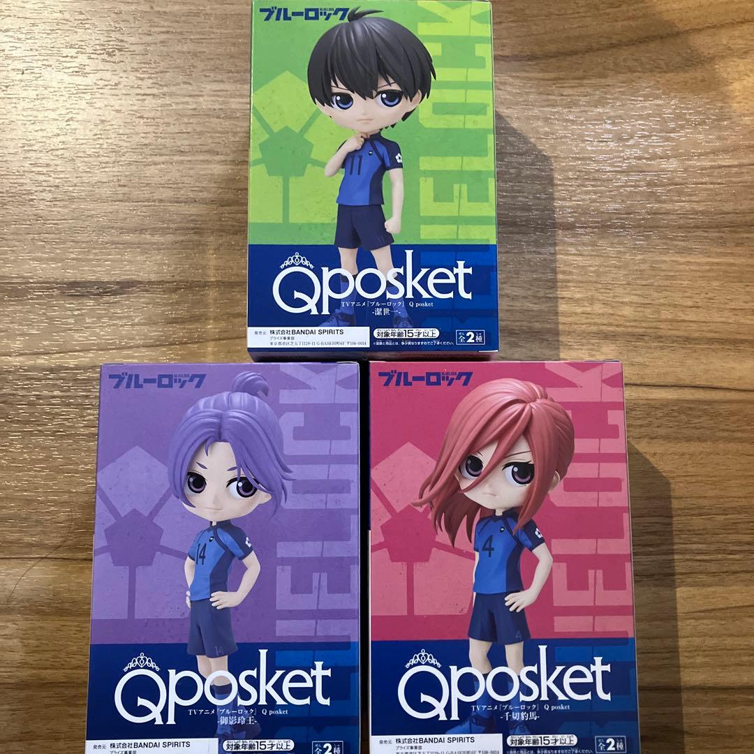 ブルーロック Qposket フィギュア 潔世一 千切豹馬 御影玲王 - メルカリ