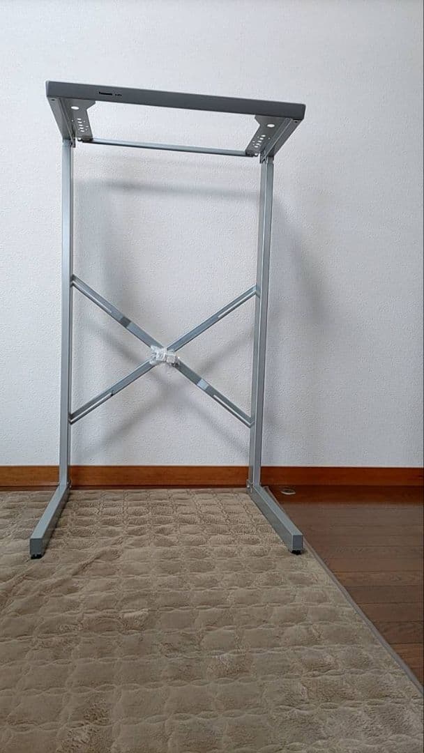 専用】パナソニック電気衣類乾燥機の専用ユニット台 N-UF12-S(シルバー