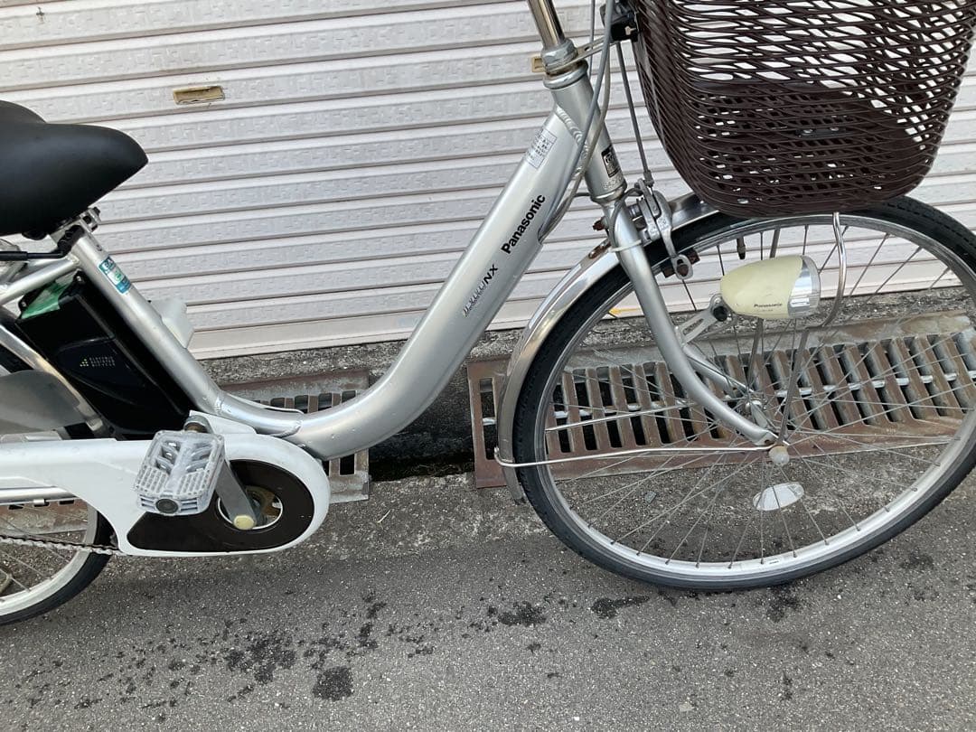 パナソニック新機種電動アシスト自転車viviNX26インチシルバーアルミ