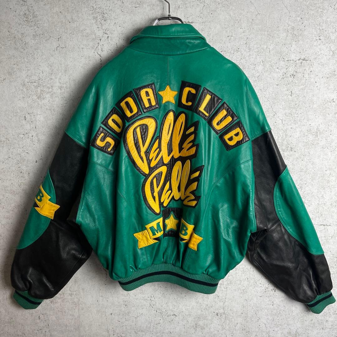 pelle pelle marc buchanan レザー ジャケット ペレペレ - メルカリ