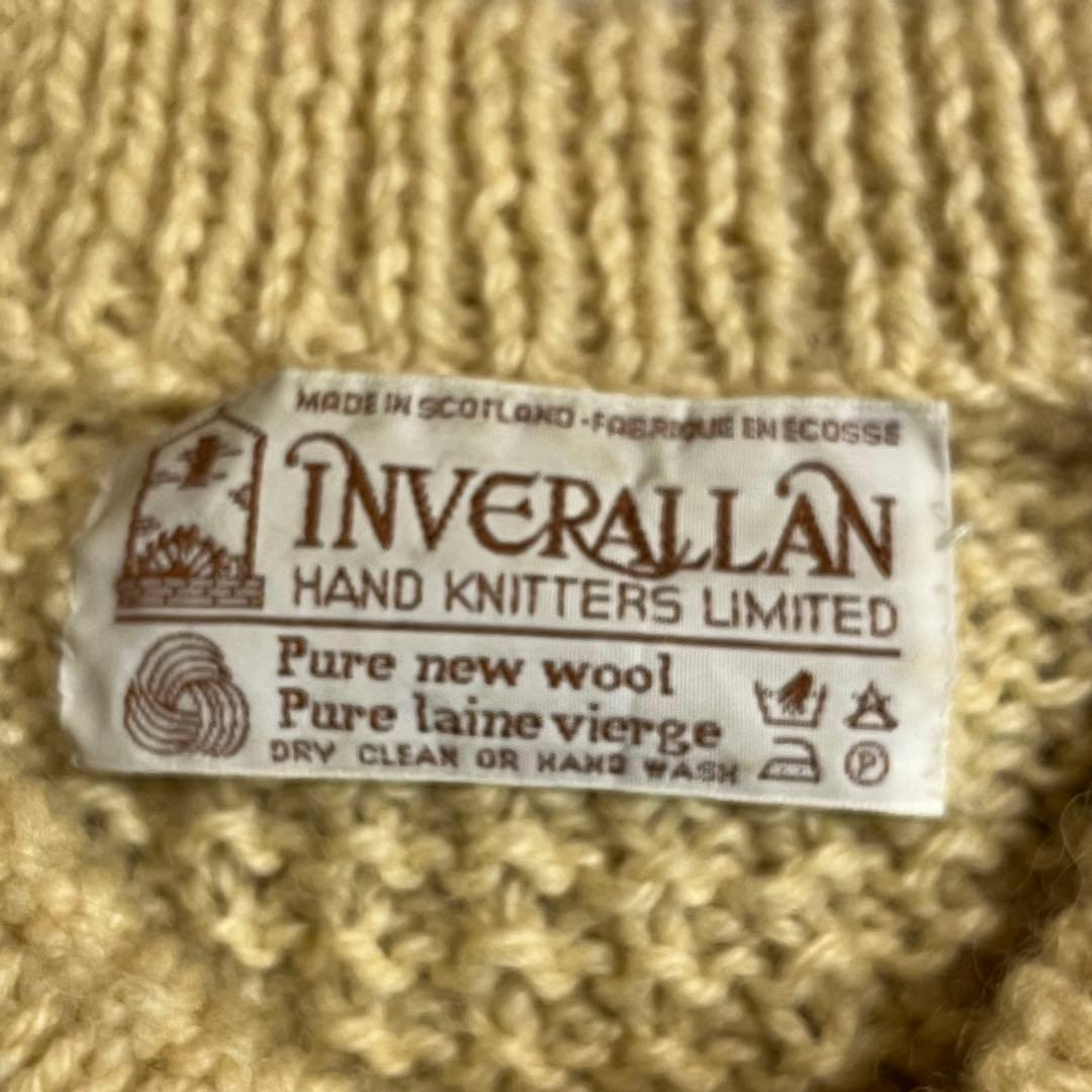 90s INVERALLAN インバーアラン 4Aカーディガン 希少茶タグ - メルカリ