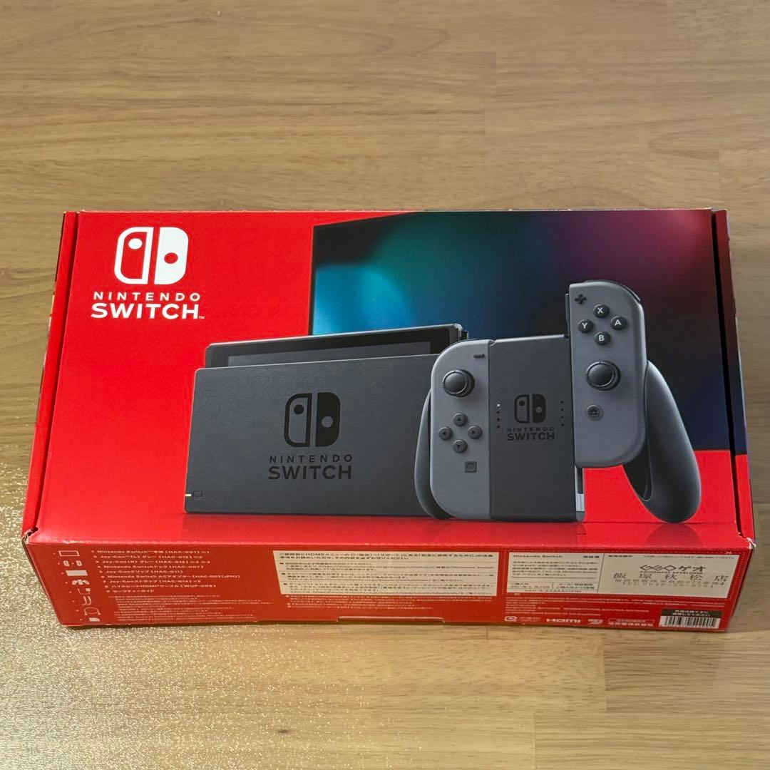 7-193 Switch 本体 バッテリー強化版 グレー 箱付きの通販はau PAY