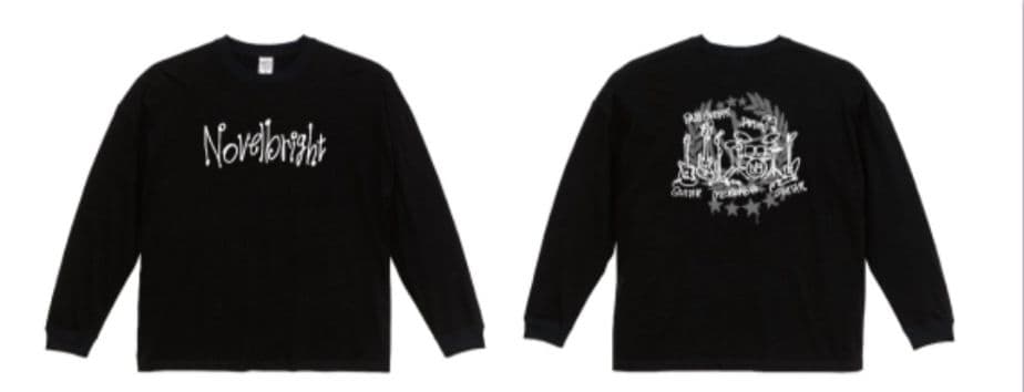 novelbright ガッキ オーバーサイズLS ロンT/ロングTシャツ 黒M