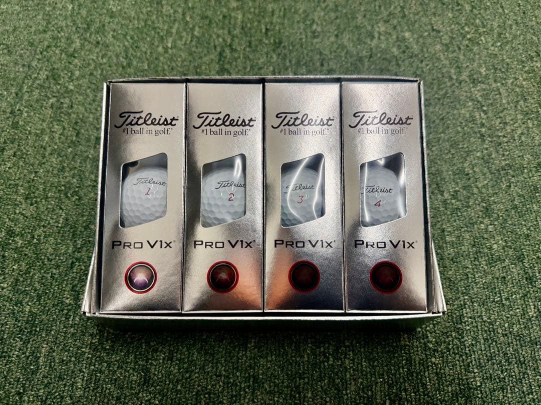 新品 タイトリスト PRO V1X ローナンバー (1,2,3,4) 1ダース - メルカリ