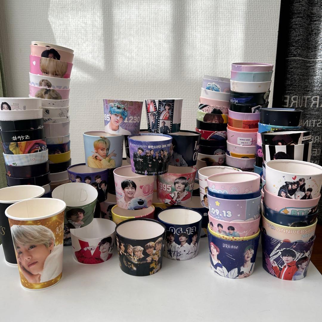 【まとめ売り！】BTS カップホルダー　ドリンクホルダー　セット売り　テテ 831490442.jpg?1580006773