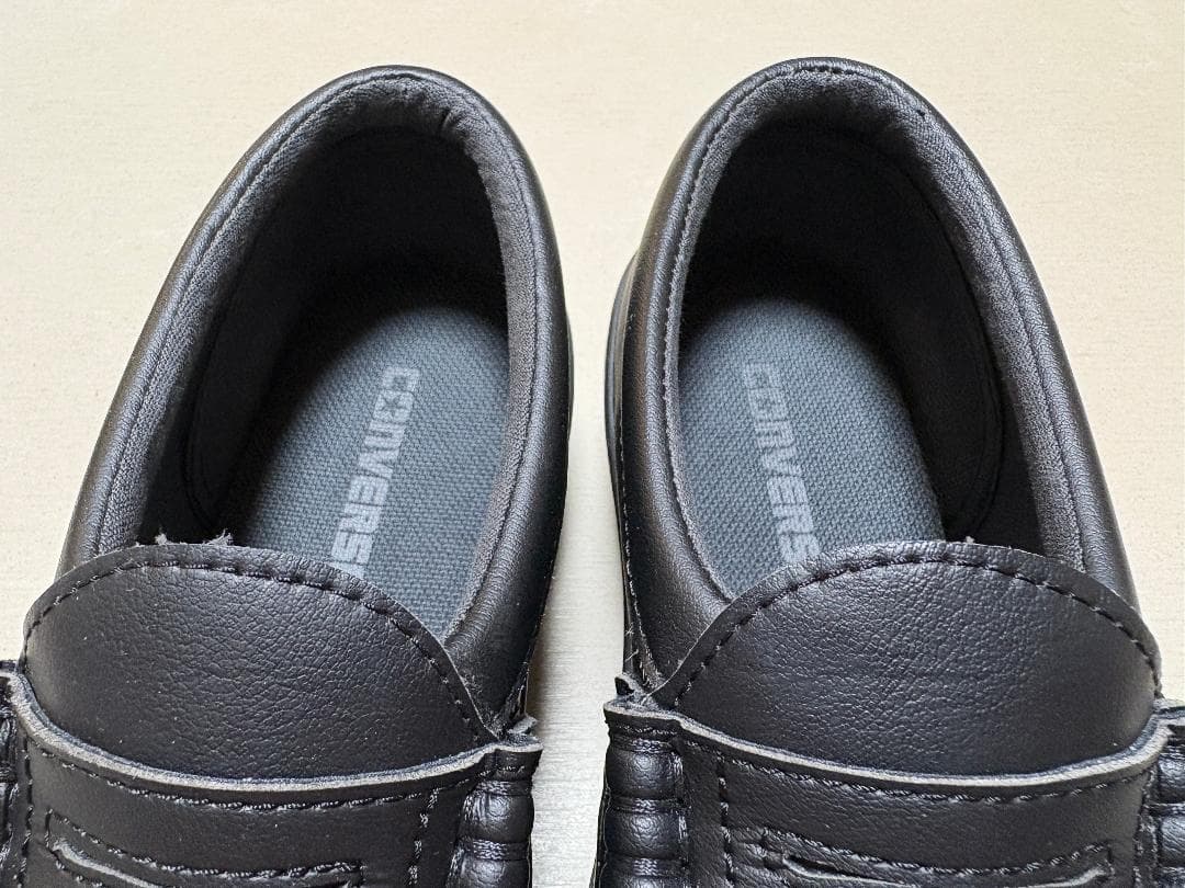 コンバース　オールスター　チャンク　ローファー　ブラック　23.5cm