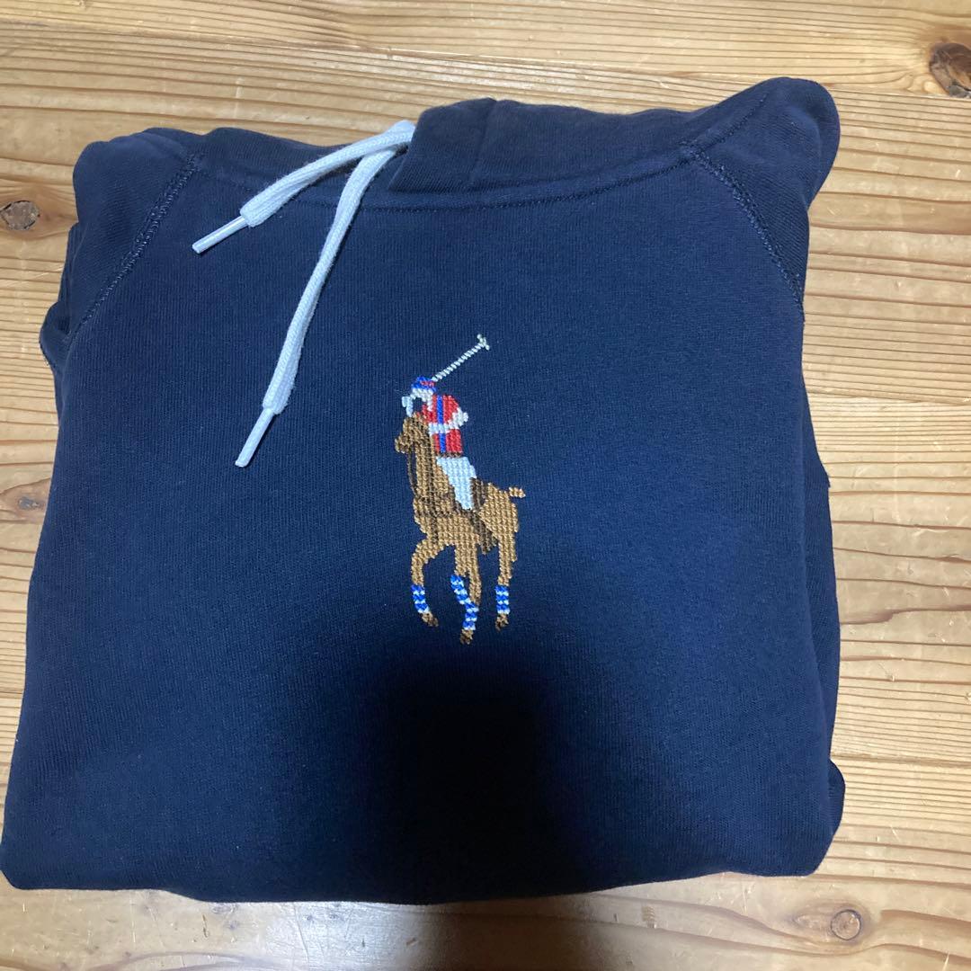 ポロラルフローレン パーカー ビックポニー 刺繍 - メルカリ