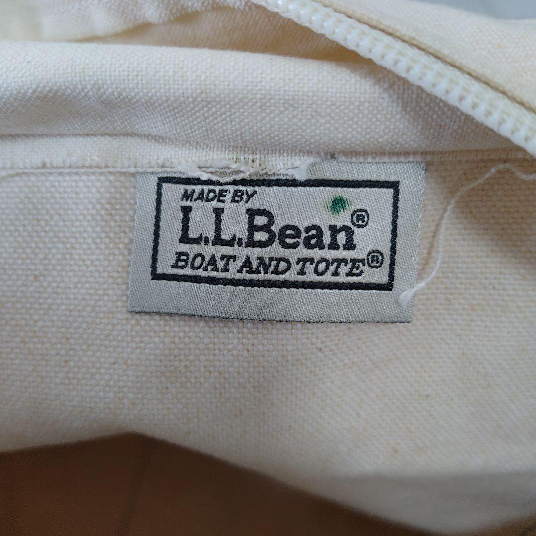 難有り　80s L.L.Bean キャンバス　ジップ付きトートバッグ