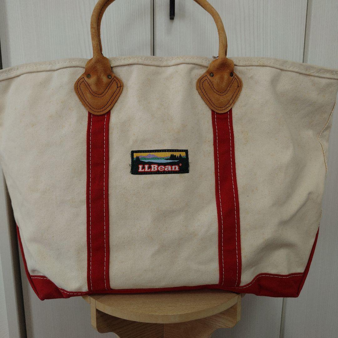 難有り　80s L.L.Bean キャンバス　ジップ付きトートバッグ
