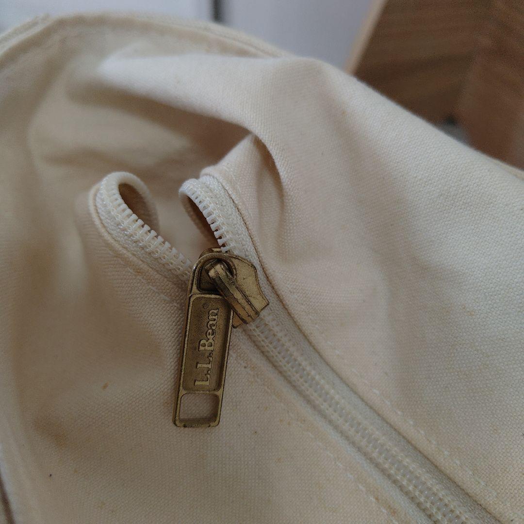 難有り　80s L.L.Bean キャンバス　ジップ付きトートバッグ