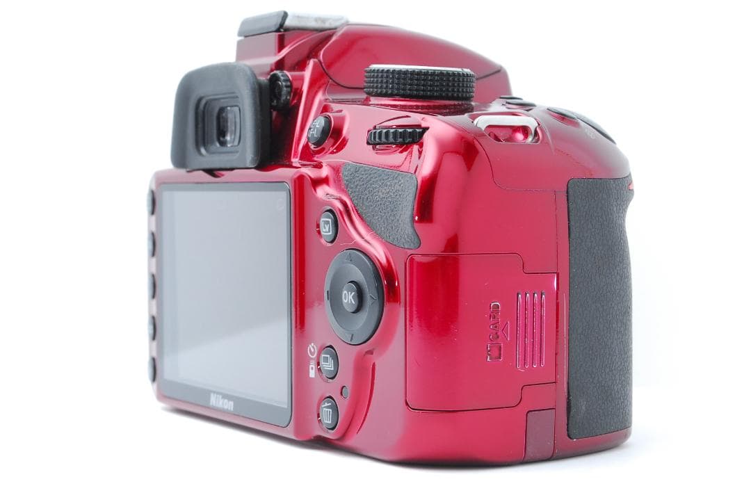 【希少カラー　レッド】Nikon D3200　スマホ転送　入学　花見　卒業