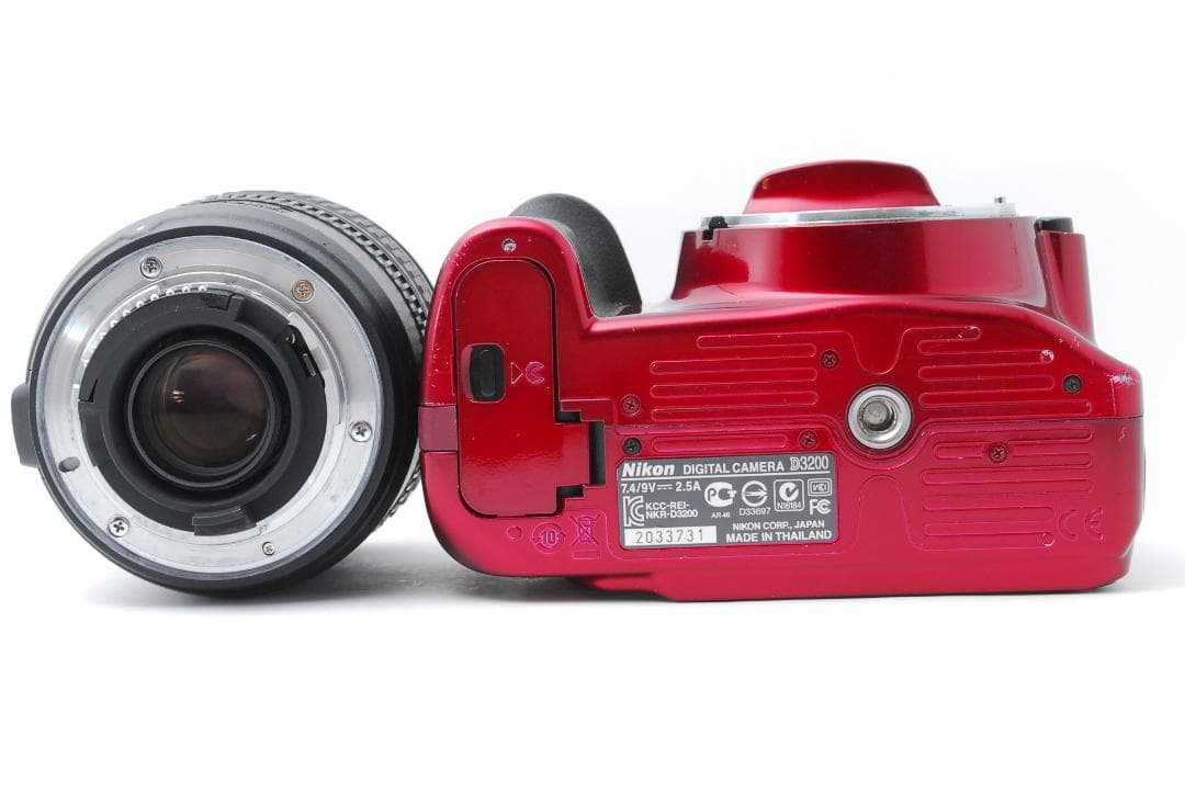 【希少カラー　レッド】Nikon D3200　スマホ転送　入学　花見　卒業