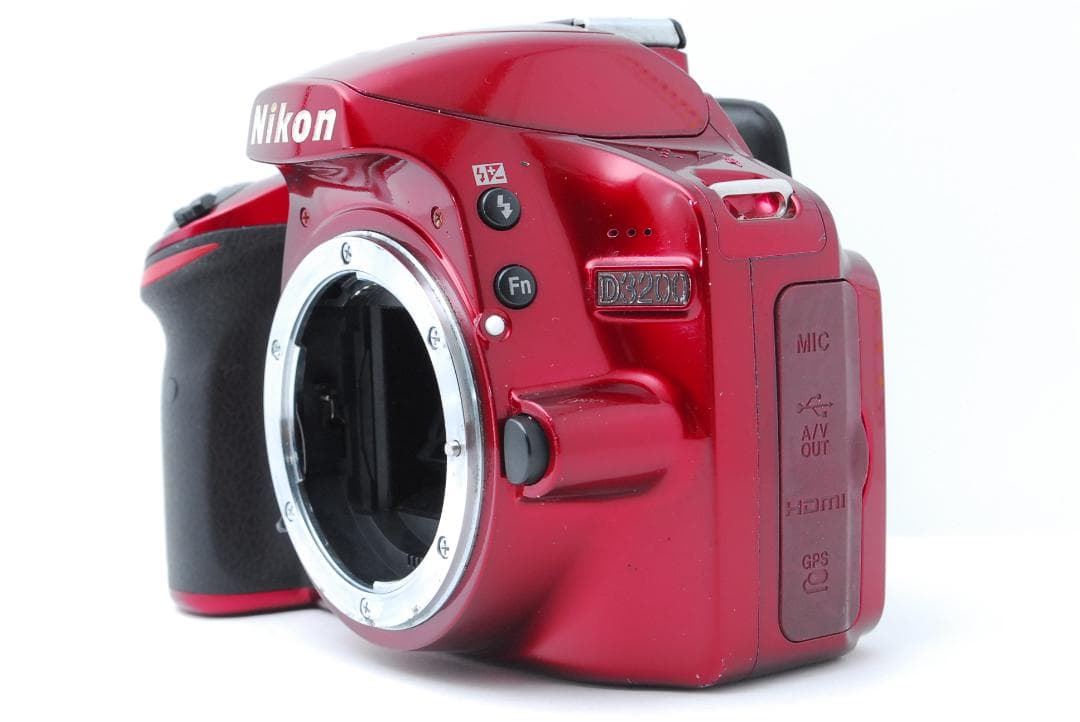【希少カラー　レッド】Nikon D3200　スマホ転送　入学　花見　卒業
